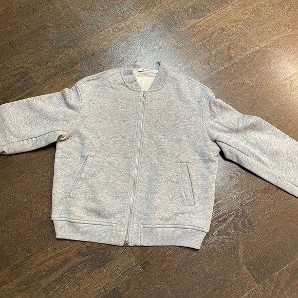 T by Alexander Wang Gray Neoprene Jacket XS - Picture 4 of 6